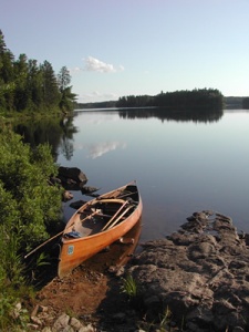 CanoeByLake